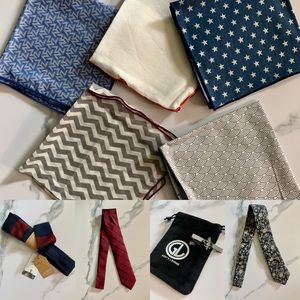 Men’s Gift Lot - Ties, pocket squares and more